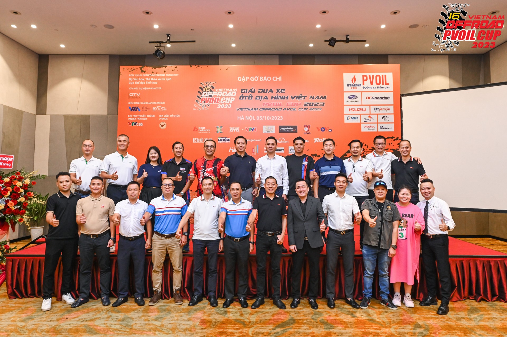 [PVOIL VOC 2023] Giải đua ô tô địa hình Việt Nam PVOIL Cup 2023 sẽ diễn ra vào ngày 27-29/10