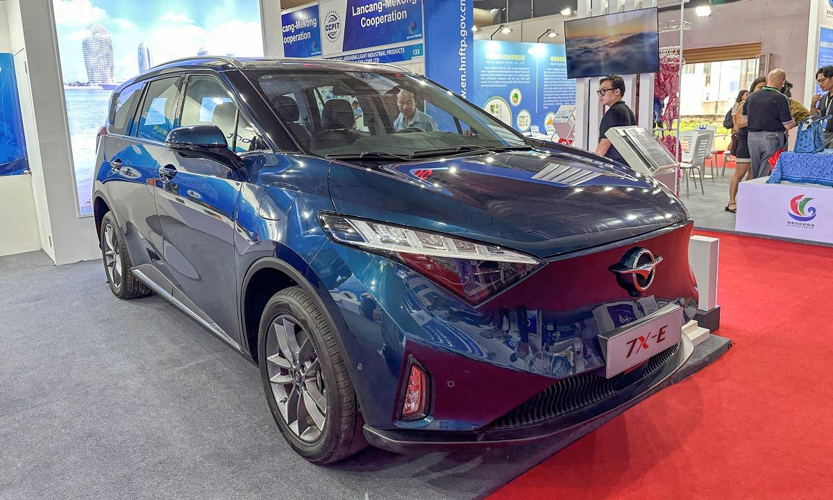 MPV thuần điện Haima 7X-E lộ diện trước ngày ra mắt