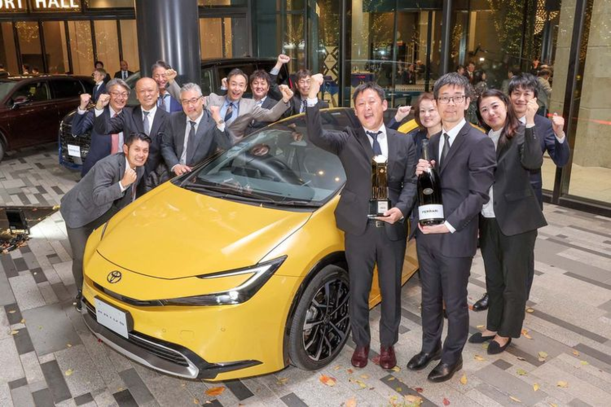 Toyota Prius thế hệ mới thắng giải xe của năm 2024 tại Nhật Bản