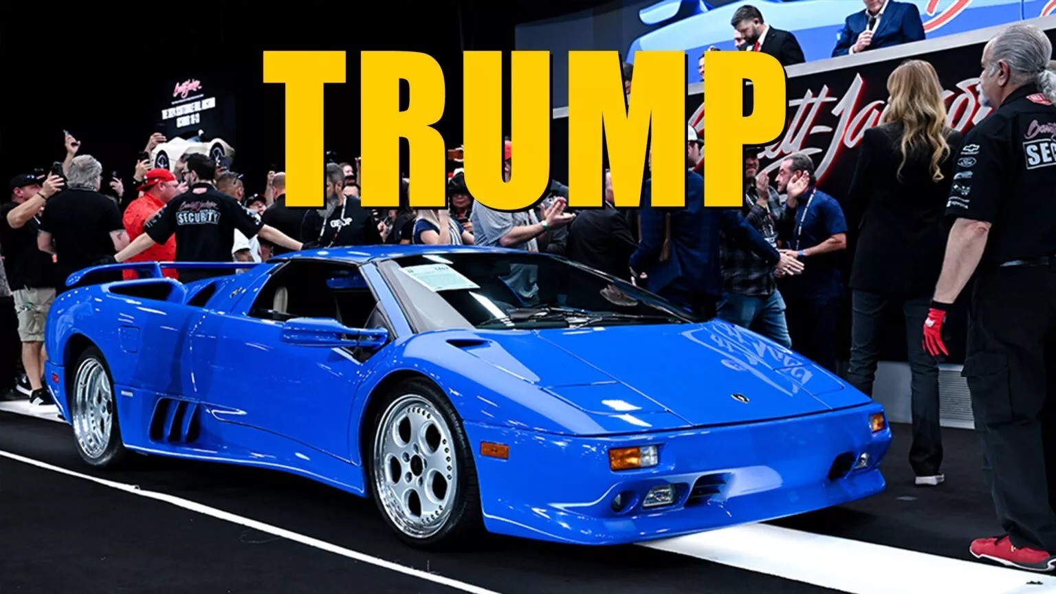 Siêu xe Lamborghini Diablo đời 1997 của Donald Trump lập kỉ lục về giá bán