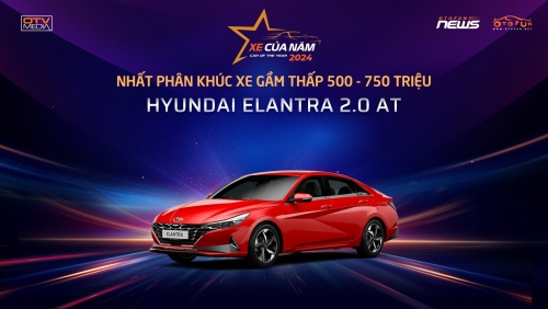 Hyundai Elantra 2.0 AT được yêu thích nhất phân khúc Xe gầm thấp 500-750 triệu