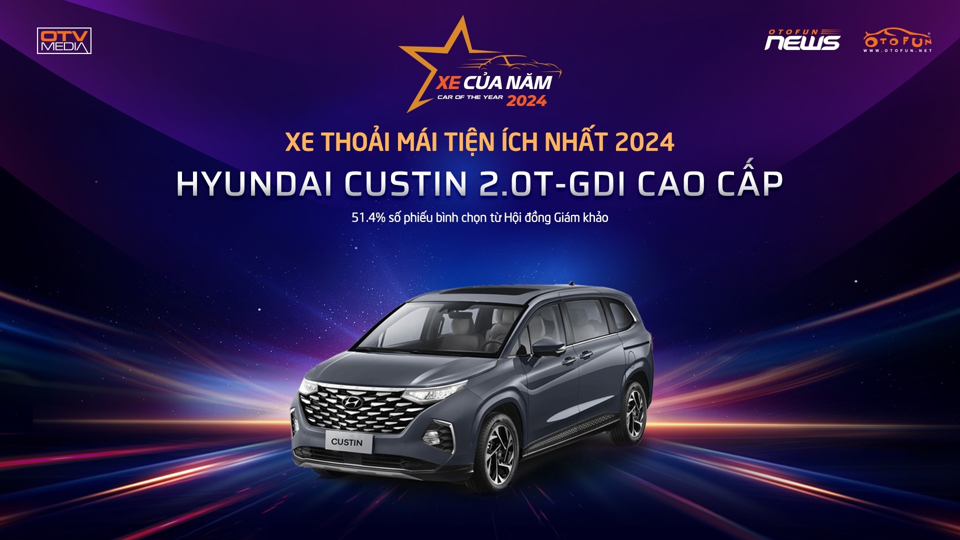 Thương hiệu Hyundai thắng lớn tại XE CỦA NĂM 2024 với 3 danh hiệu