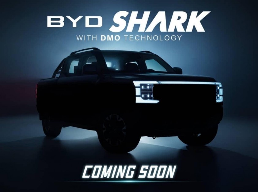 Bắt gặp bán tải BYD Shark 2024, công nghệ hybrid và hệ thống treo như xe SUV