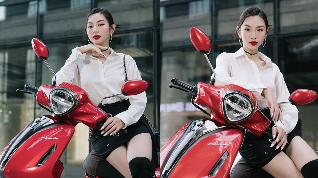 Hoa hậu Thùy Tiên phối đồ đơn giản nhưng vẫn thu hút ánh nhìn nhờ phụ kiện