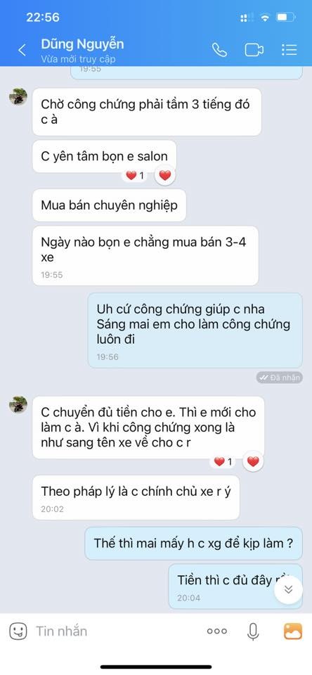 Bị lừa mua xe đã 