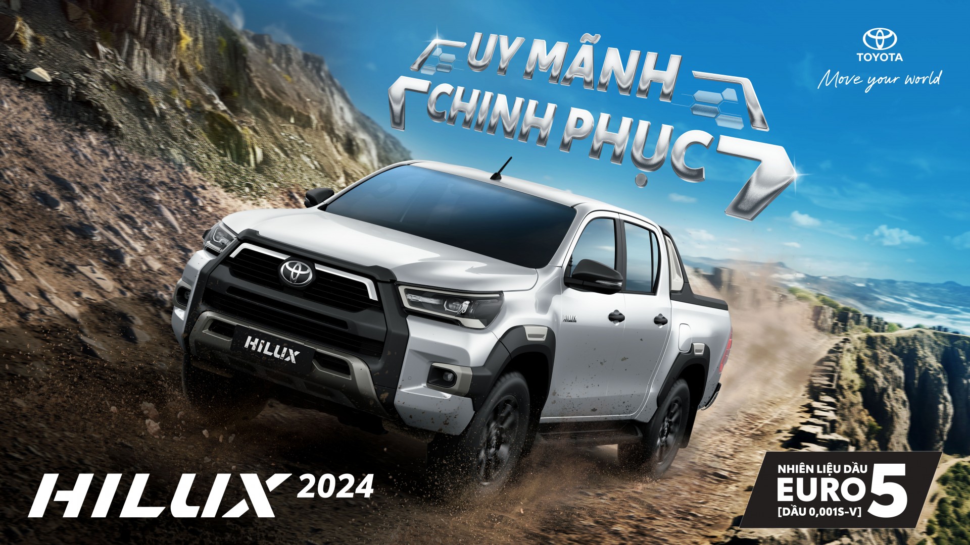 Toyota Hilux 2024 ra mắt giá từ 668 triệu đồng