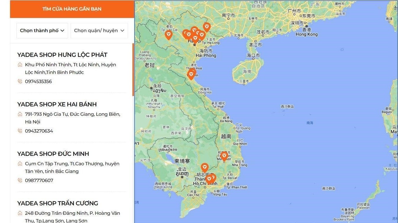 Cộng đồng mạng tranh cãi việc hãng xe máy điện Yadea đăng bản đồ không ghi Hoàng Sa, Trường Sa