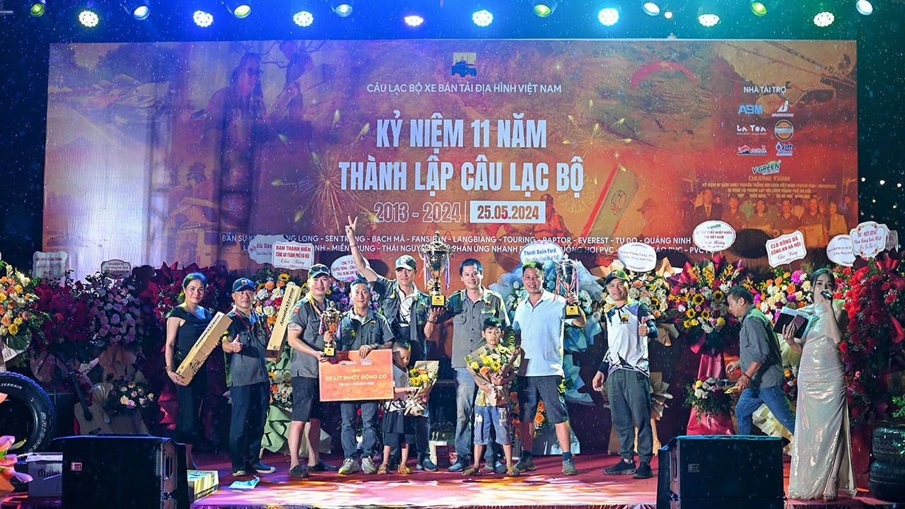 Kỷ niệm sinh nhật lần thứ 11 Câu lạc bộ Xe Bán tải Địa hình Việt Nam