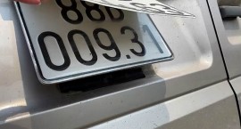 Tham gia giao thông sử dụng biển số giả bị phạt bao nhiêu tiền?