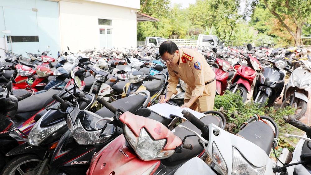 Thanh lý xe vi phạm giao thông đã được quy định trong các văn bản luật