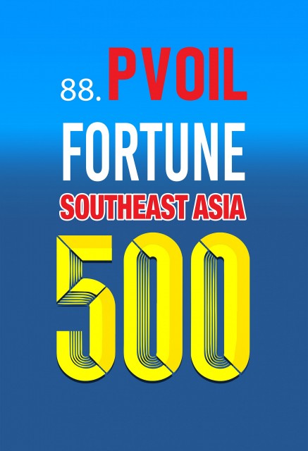 PVOIL vào Bảng xếp hạng 500 công ty lớn nhất Đông Nam Á - Fortune Southeast Asia 500