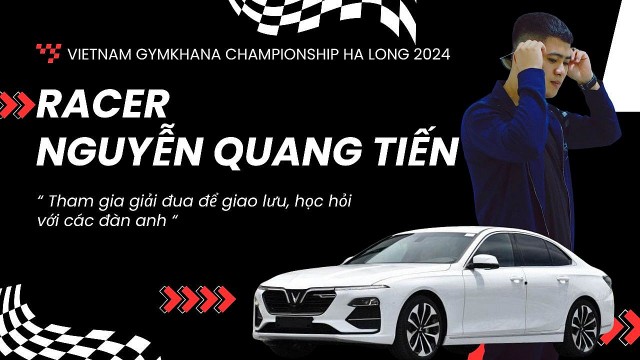 Tay đua gymkhana Nguyễn Quang Tiến: "Tham gia đua để giao lưu, học hỏi từ các đàn anh"