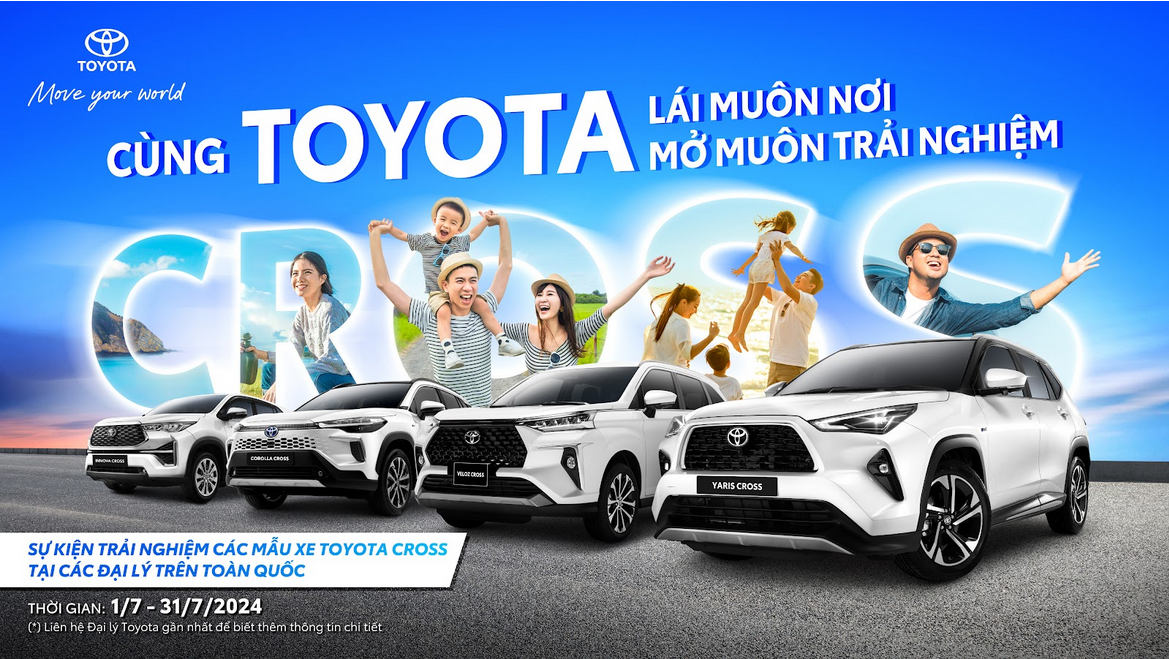 Một ngày trải nghiệm các dòng xe Cross tại sự kiện 'Cùng Toyota Cross lái muôn nơi, mở muôn trải nghiệm'