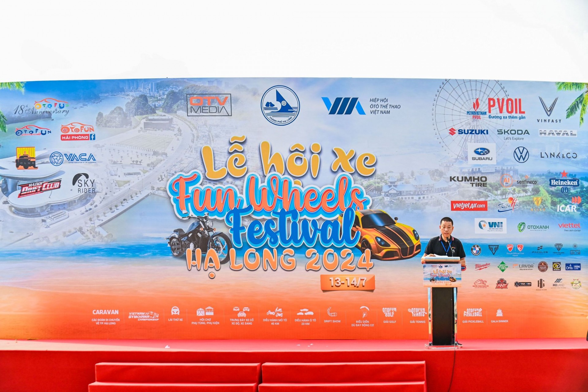 Lễ hội xe - Fun Wheels Festival Hạ Long 2024 chính thức khai mạc