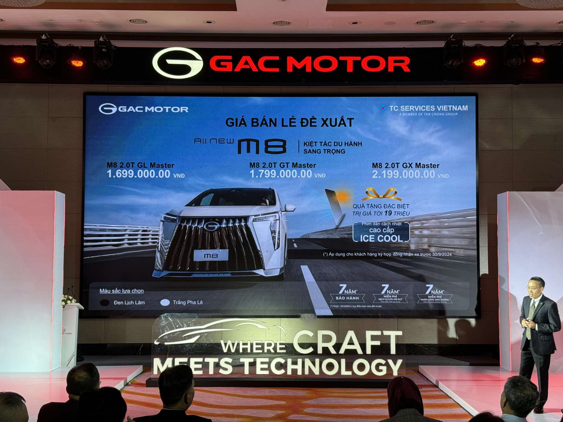 Giá xe GAC M8 và GAC GS8 chính thức được công bố, từ 1,269 tỷ đồng