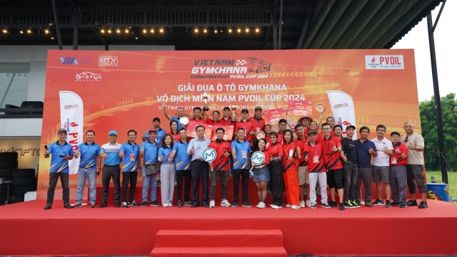 Lộ diện những nhà vô địch Giải đua Ô tô Gymkhana Vô địch Miền nam PVOIL Cup 2024