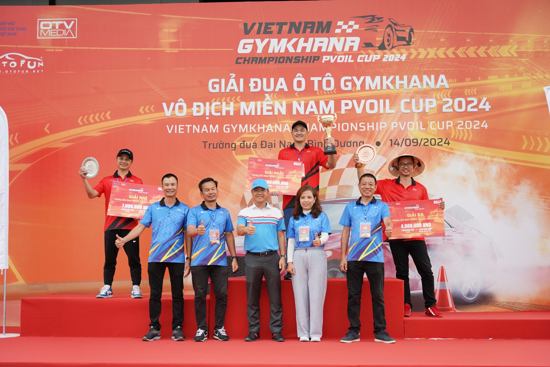 Những gương mặt xuất sắc nhất Giải đua Ô tô Gymkhana Vô địch Miền nam PVOIL Cup 2024 lộ diện