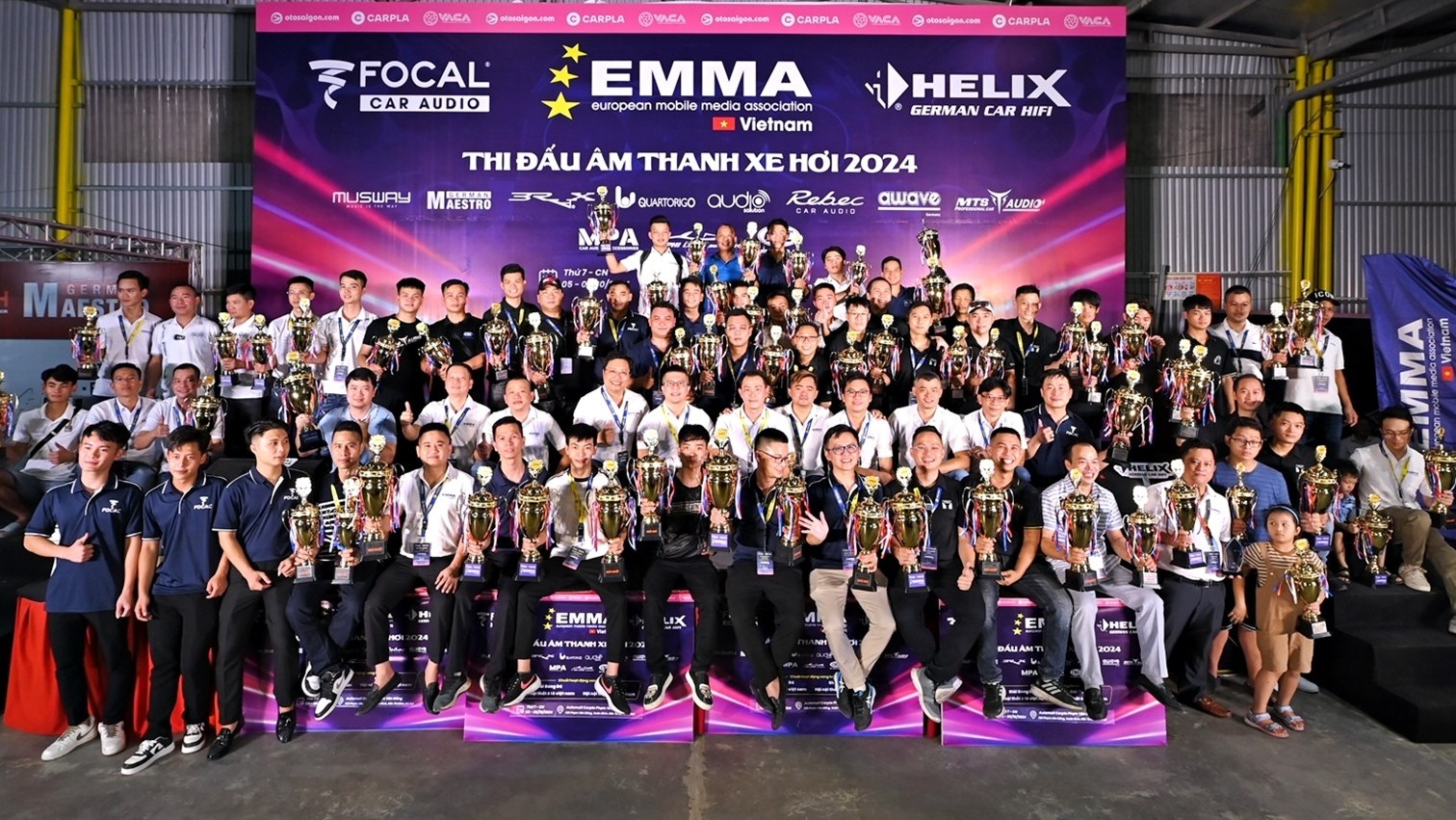 Giải thi đấu âm thanh xe hơi EMMA Hà Nội 2024 kết thúc thành công