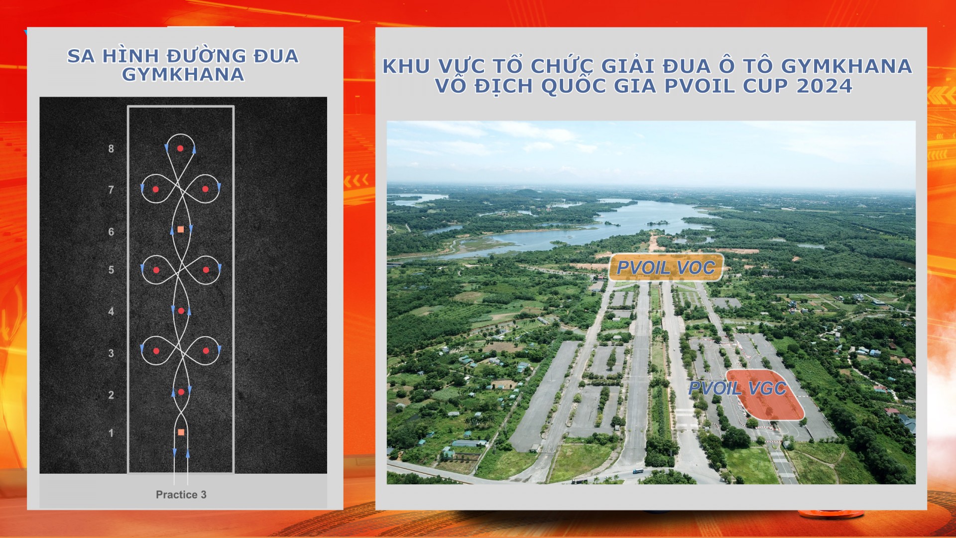 Hướng dẫn chi tiết các cách di chuyển tới giải đua gymkhana PVOIL VGC 2024