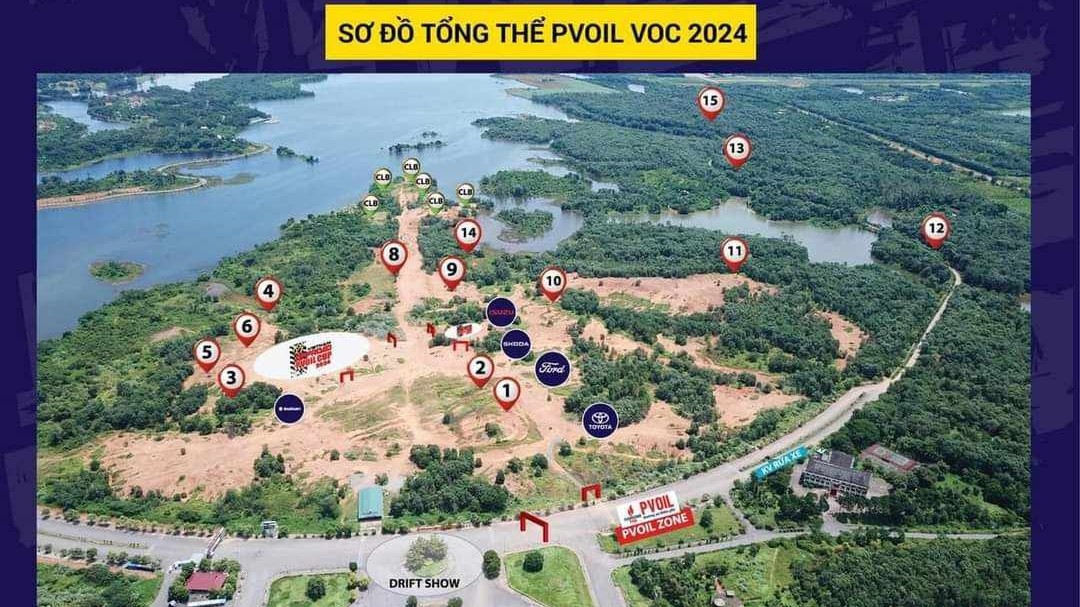 Khám phá chi tiết các đường đua tại PVOIL VOC 2024