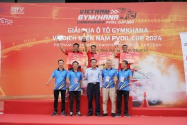 Ba tay đua Bình Phước xuyên Việt 1.500 cây số dự giải đua gymkhana PVOIL VGC 2024