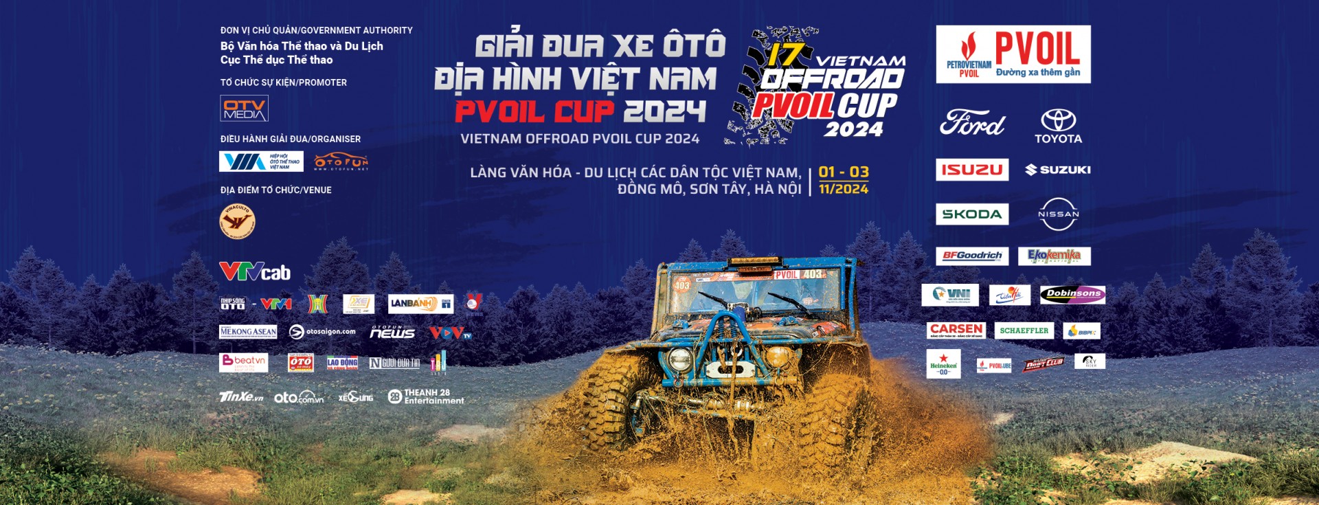 "Giải đua offroad PVOIL VOC có quy mô và tính chuyện nghiệp nhất ở thời điểm hiện tại"