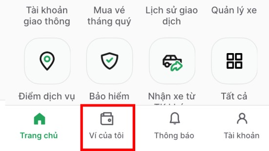 Cách rút tiền từ VETC về tài khoản ngân hàng