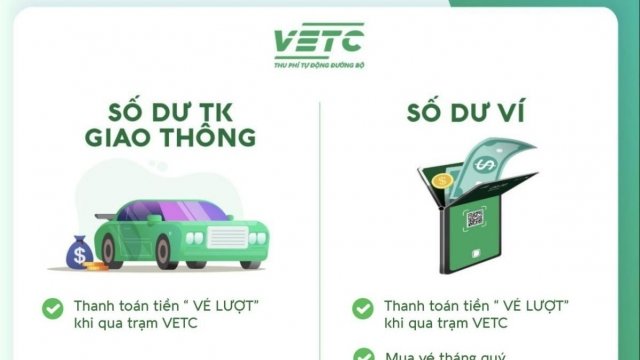 Ví VETC và tài khoản giao thông, nên dùng công cụ nào?