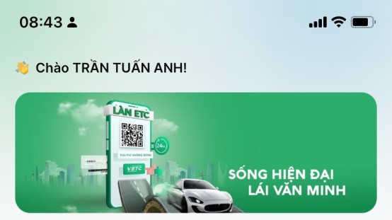 Có cần chuyển tiền từ ví VETC sang tài khoản giao thông không?