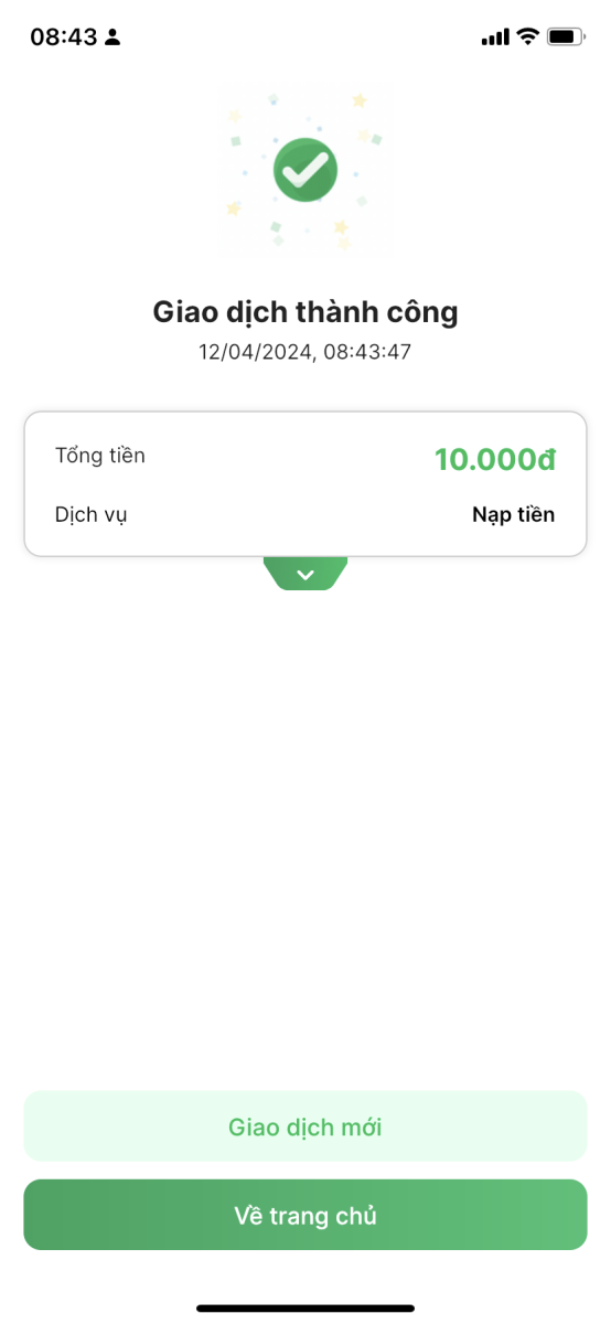 Nạp tiền cho ví VETC như thế nào?