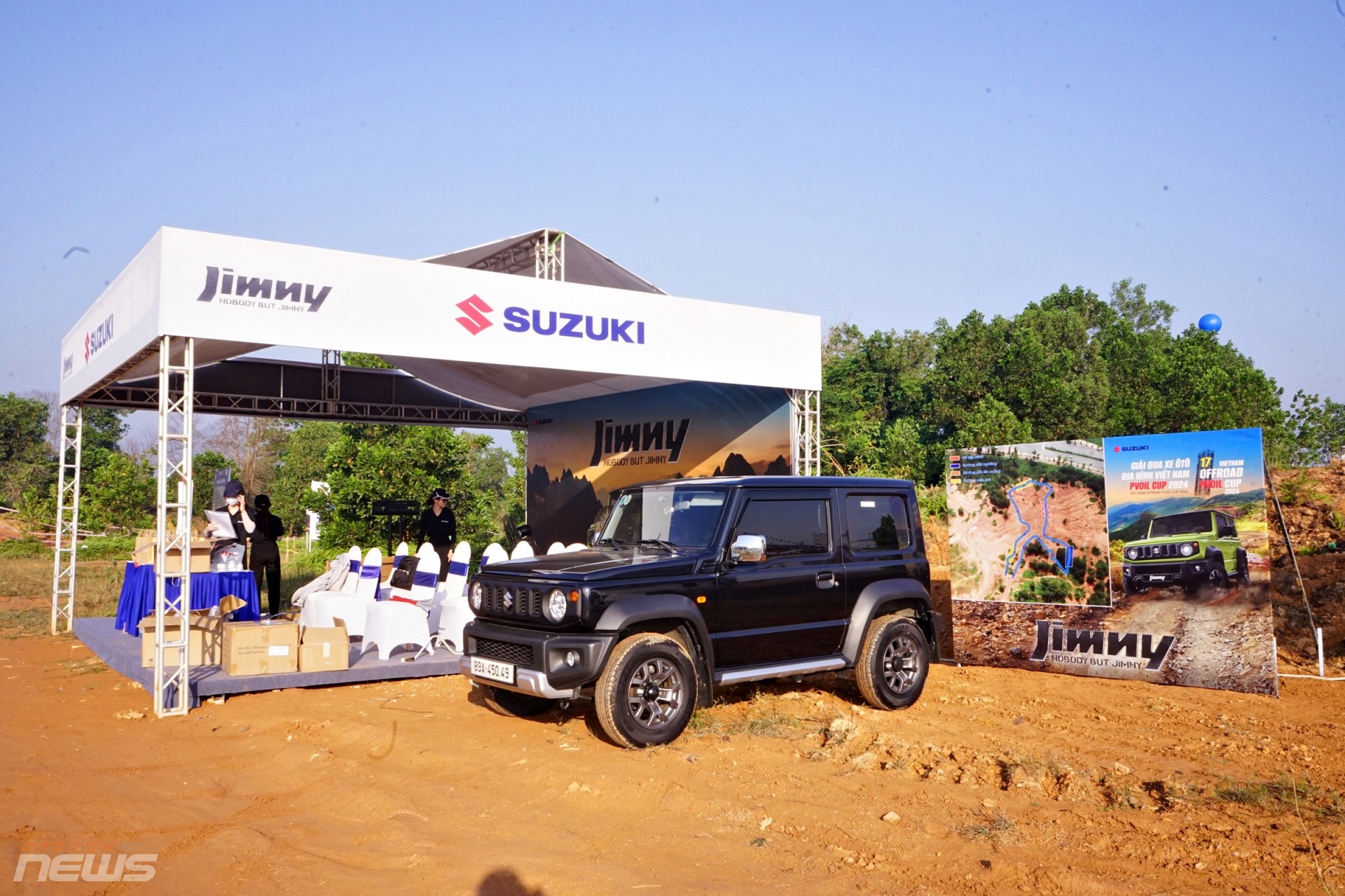 Đến PVOIL VOC 2024 và trải nghiệm cung đường off-road đa dạng cùng Suzuki Jimny