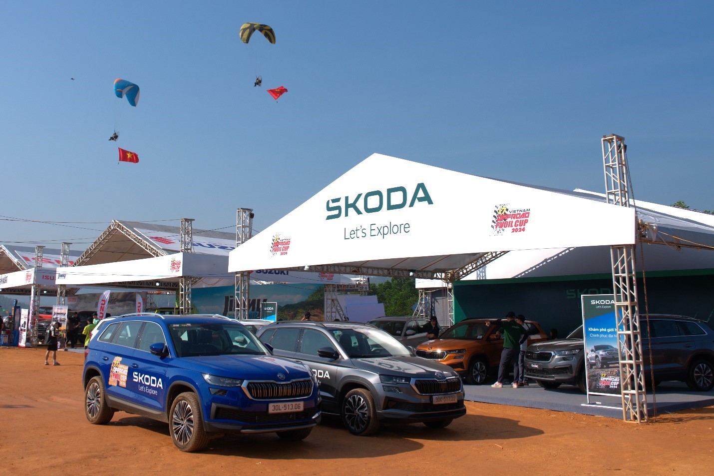 Skoda Kodiaq offroad ấn tượng tại Giải đua Ô tô địa hình Việt Nam PVOIL Cup 2024