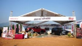 isuzu viet nam mang bo doi new isuzu d max va mu x toi khuay dao pvoil voc 2024