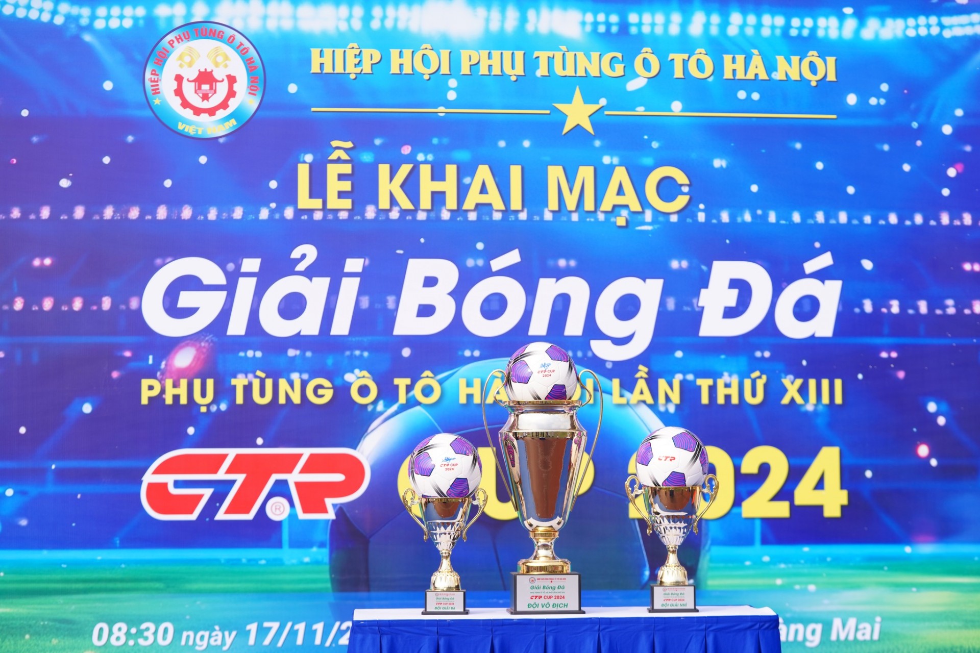 Khai mạc Giải bóng đá Hiệp hội Phụ tùng Ô tô Hà Nội - CTR Cup 2024