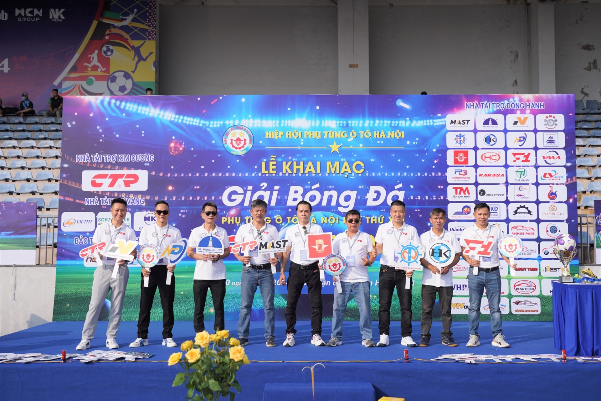 Khai mạc Giải bóng đá Hiệp hội Phụ tùng Ô tô Hà Nội - CTR Cup 2024