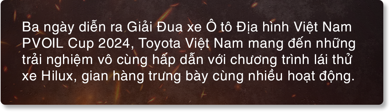 Toyota Việt Nam bùng nổ cùng Giải Đua xe Ô tô địa hình Việt Nam PVOIL VOC 2024 Toyota Việt Nam bùng nổ cùng Giải Đua xe Ô tô địa hình Việt Nam PVOIL VOC 2024