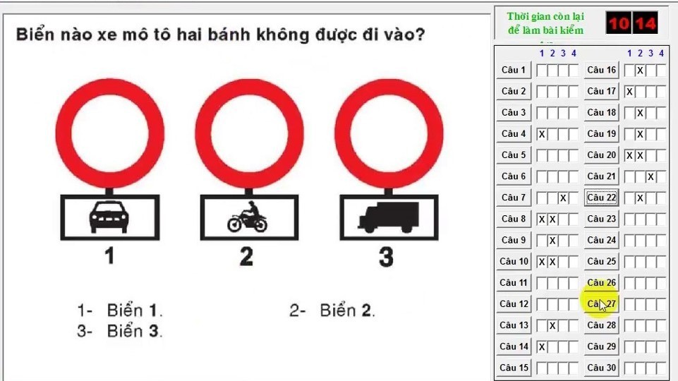 Mẹo học nhanh 600 câu lý thuyết lái xe B2