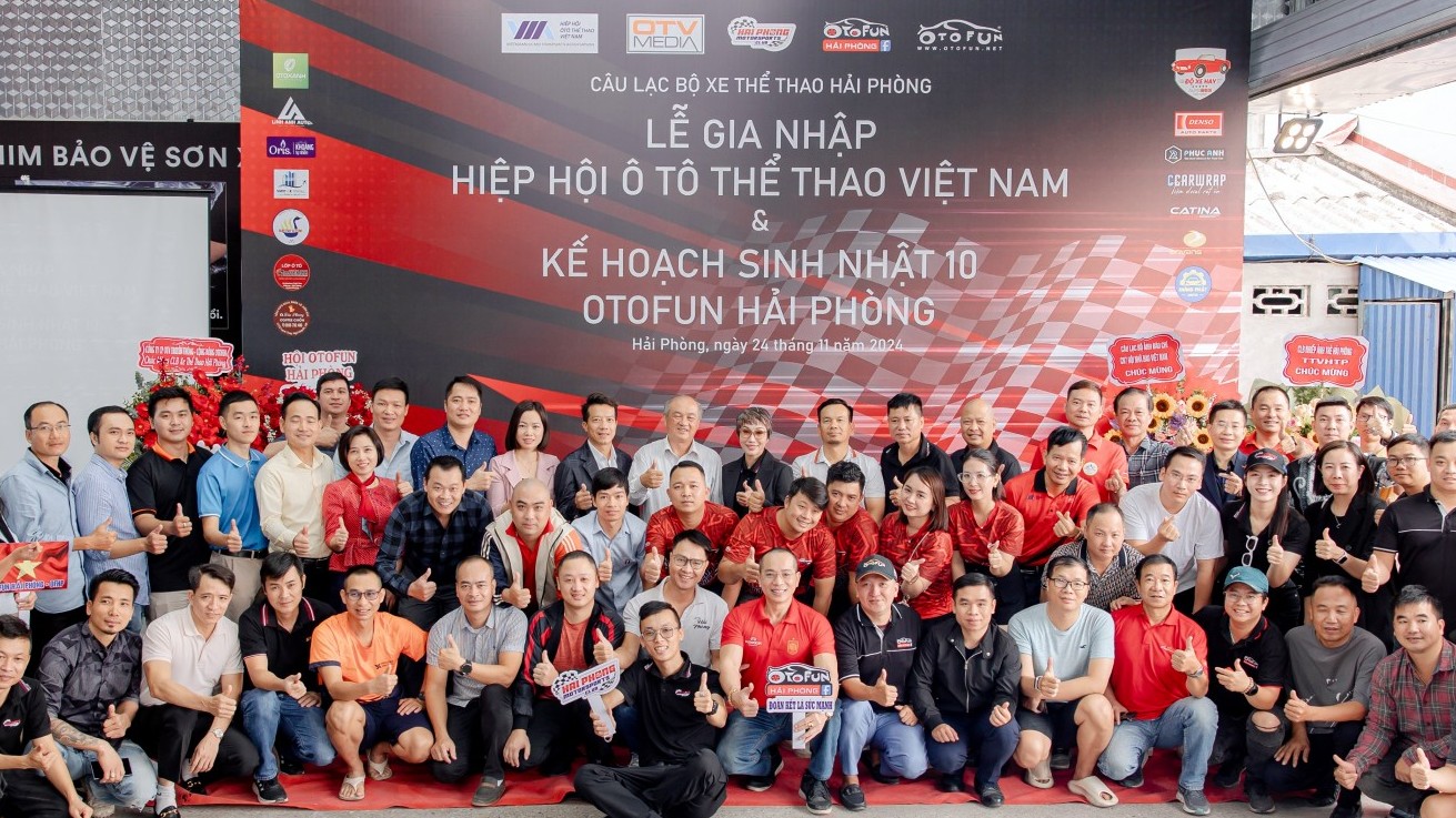 Hiệp hội Ô tô Thể thao Việt Nam kết nạp thành viên mới là CLB Xe thể thao Hải Phòng