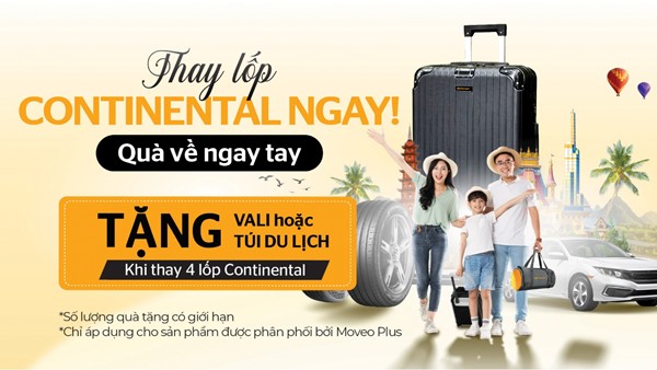 Continental tung chương trình ưu đãi đặc biệt cuối năm: Cơ hội vàng để nâng cấp lốp xe chất lượng cao