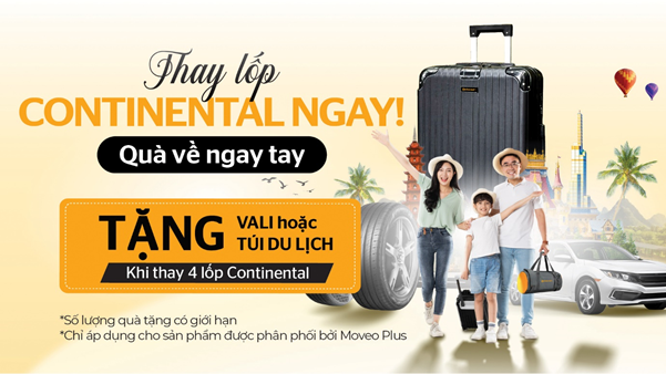 Continental tung chương trình ưu đãi đặc biệt cuối năm: Cơ hội vàng để nâng cấp lốp xe chất lượng cao