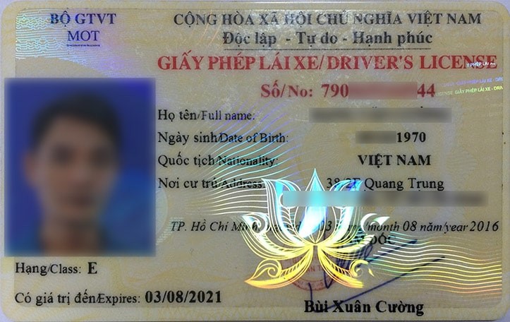Bằng lái hạng e chạy được xe gì ?