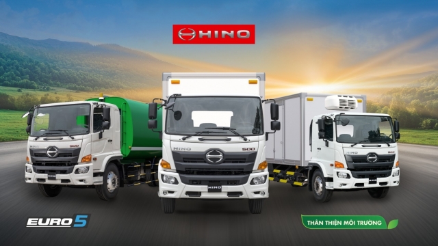 Ra mắt Hino Series 500 Euro5 - Sự lựa chọn hoàn hảo cho vận tải bền vững