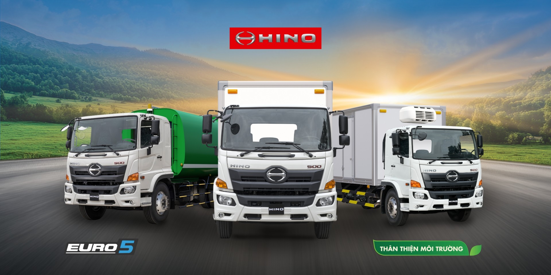 Ra mắt Hino Series 500 Euro5 - Sự lựa chọn hoàn hảo cho vận tải bền vững