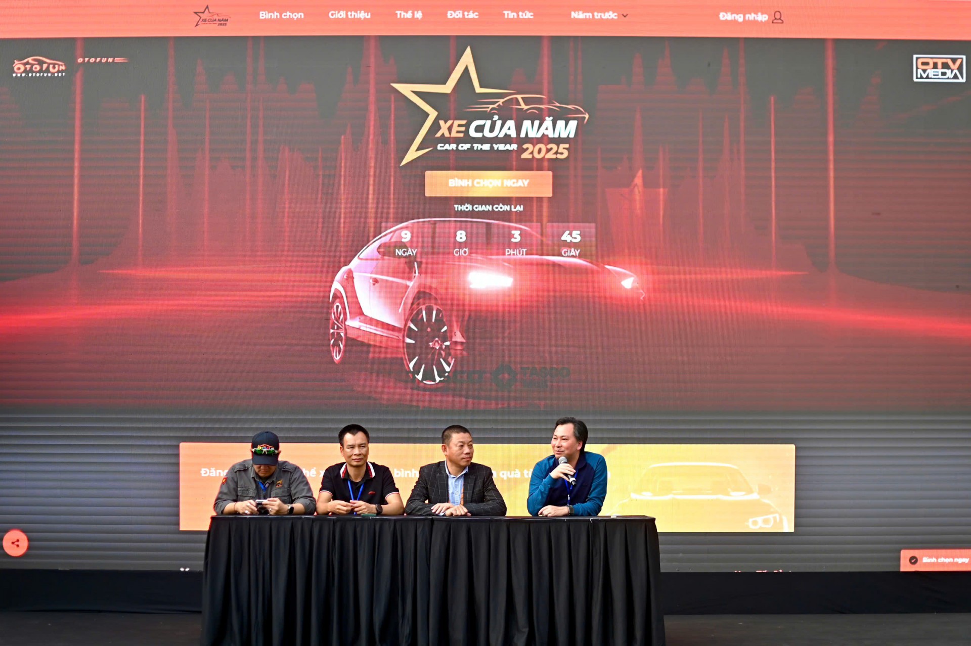 Ban Tổ chức XE CỦA NĂM 2025 giải đáp thắc mắc