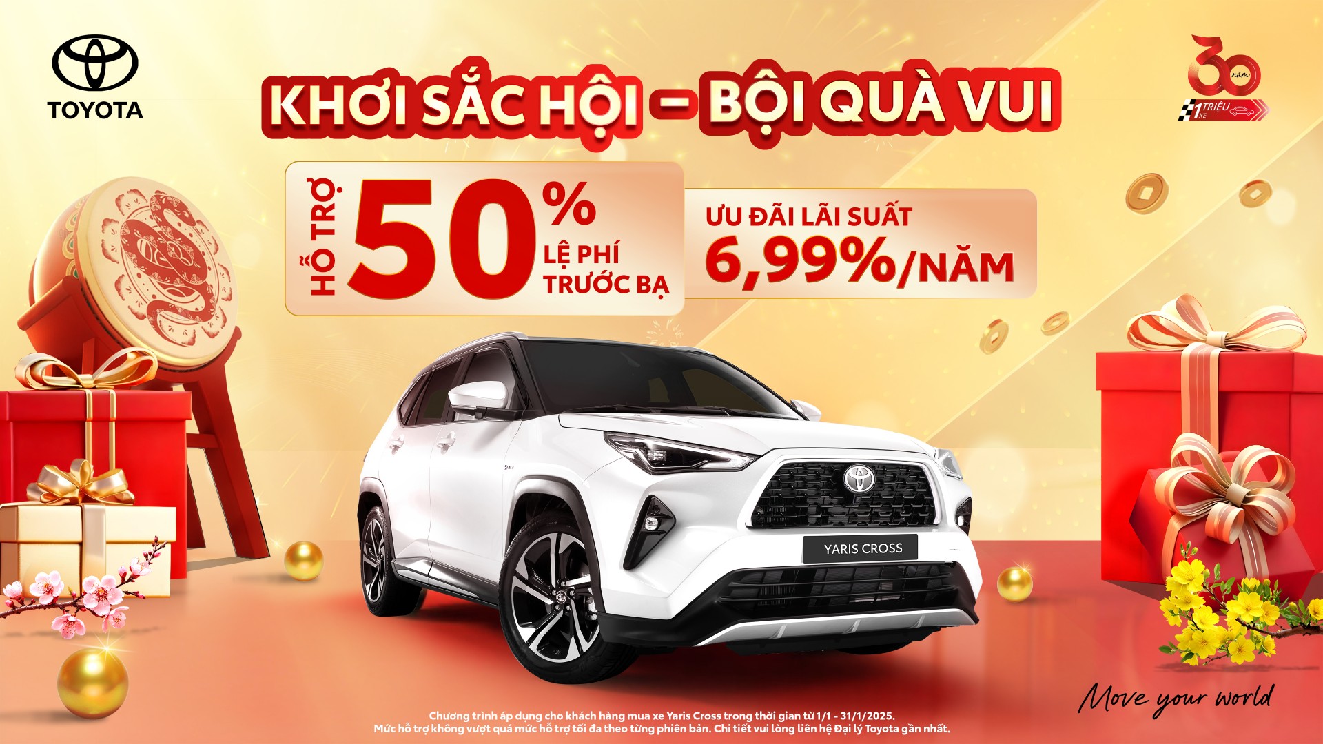 Toyota tung loạt ưu đãi lớn, hướng tới kỷ niệm 30 năm tại Việt Nam