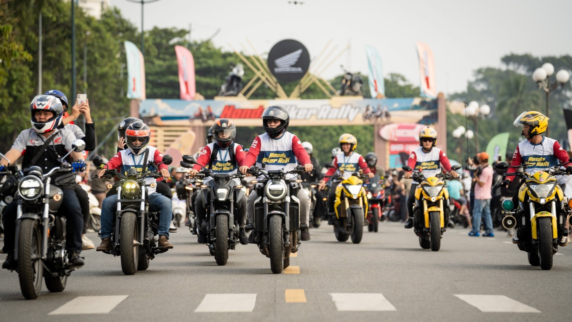 Honda Biker Rally 2025 với sự tham dự của hơn 1.000 tay lái