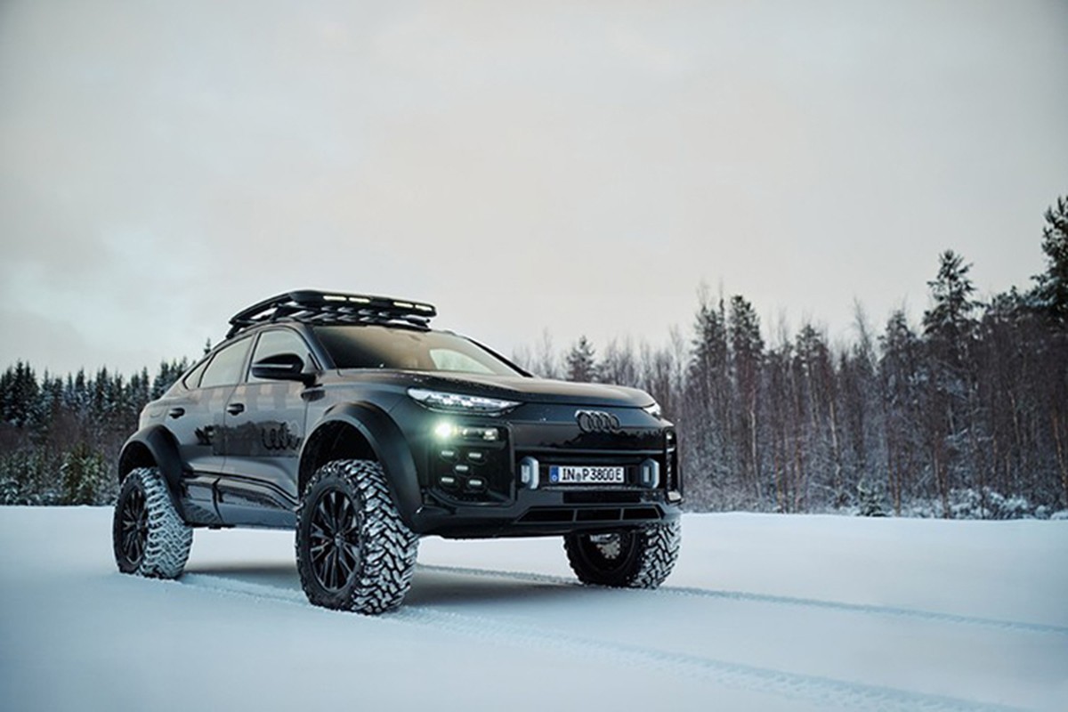 Hé lộ ô tô điện địa hình: 'Quái thú' Audi Q6 e-tron Offroad