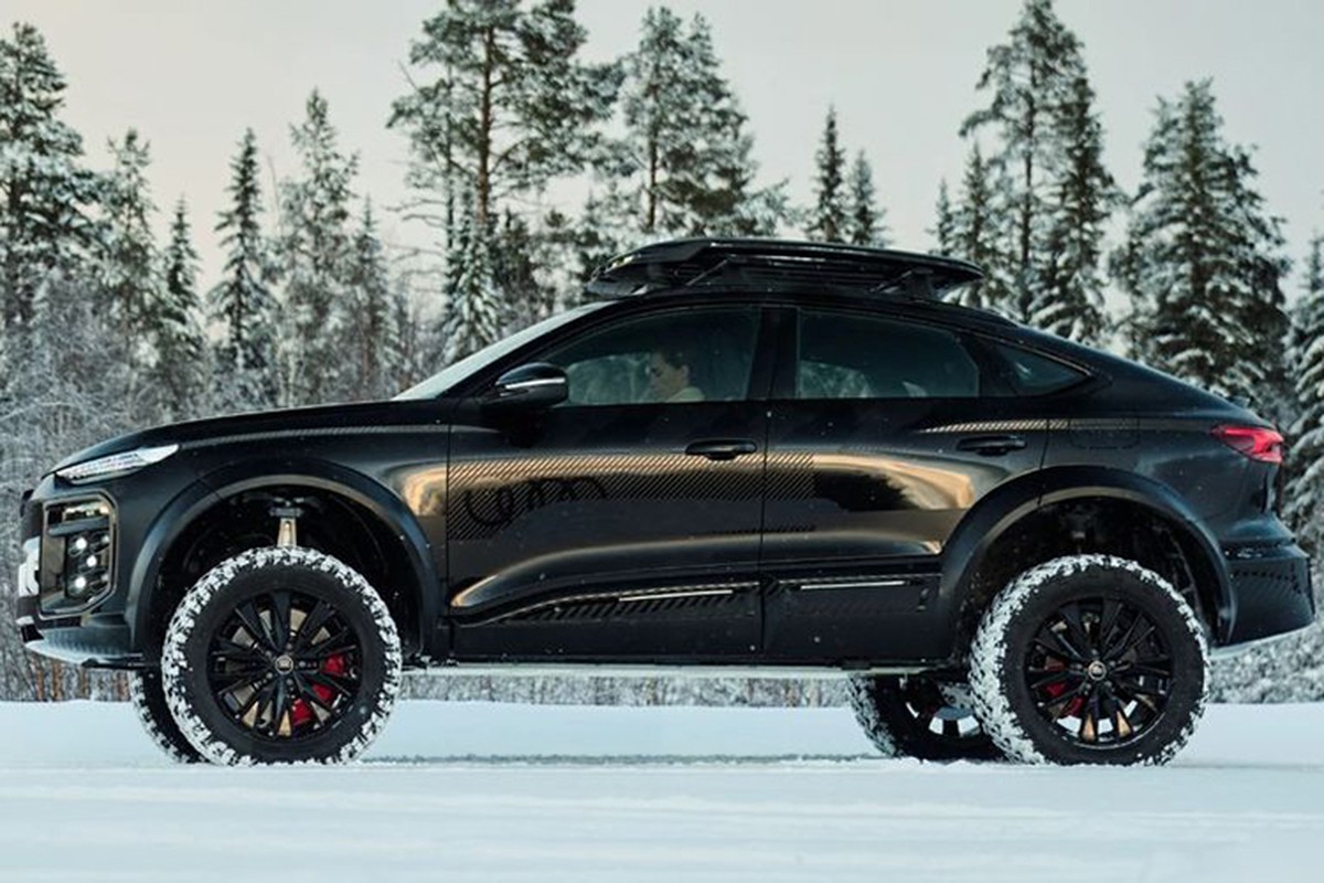 Hé lộ ô tô điện địa hình: 'Quái thú' Audi Q6 e-tron Offroad