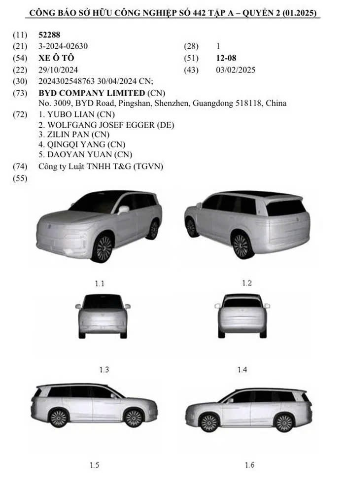 Thêm mẫu xe đắt tiền của BYD sắp ra mắt tại Việt Nam là Denza N9