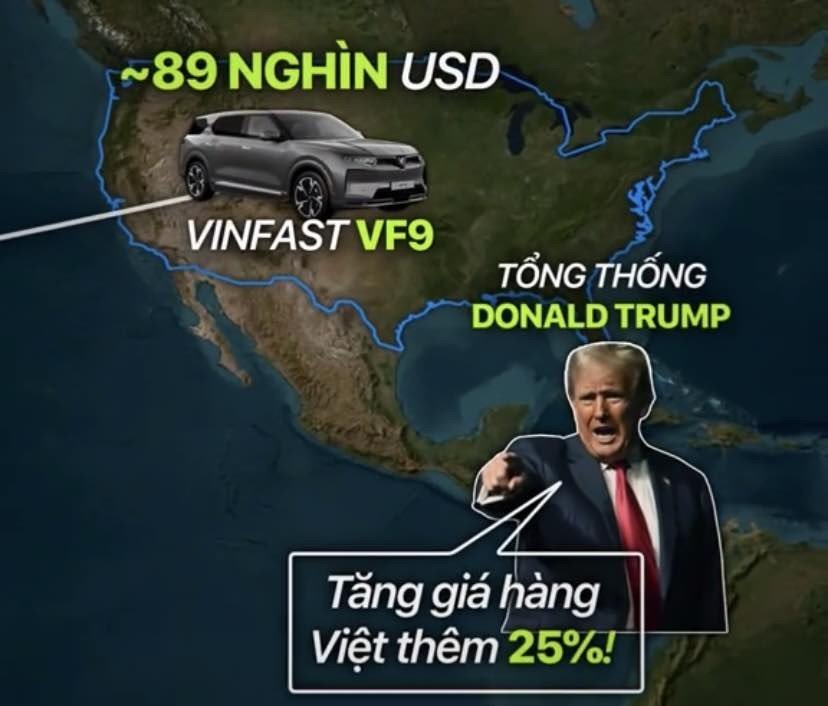 Giá xe VinFast tại Mỹ bất lợi như thế nào nếu tổng thống Trump áp thuế nhập khẩu mới